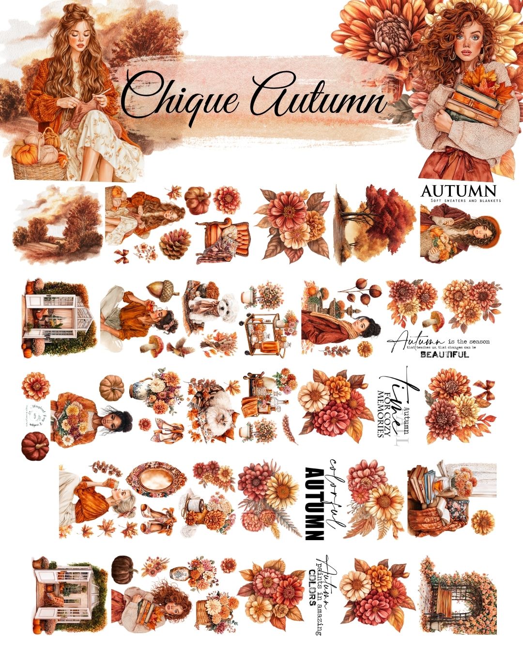 Chique Autumn PET 3D oil Tape transparent 6m Roll