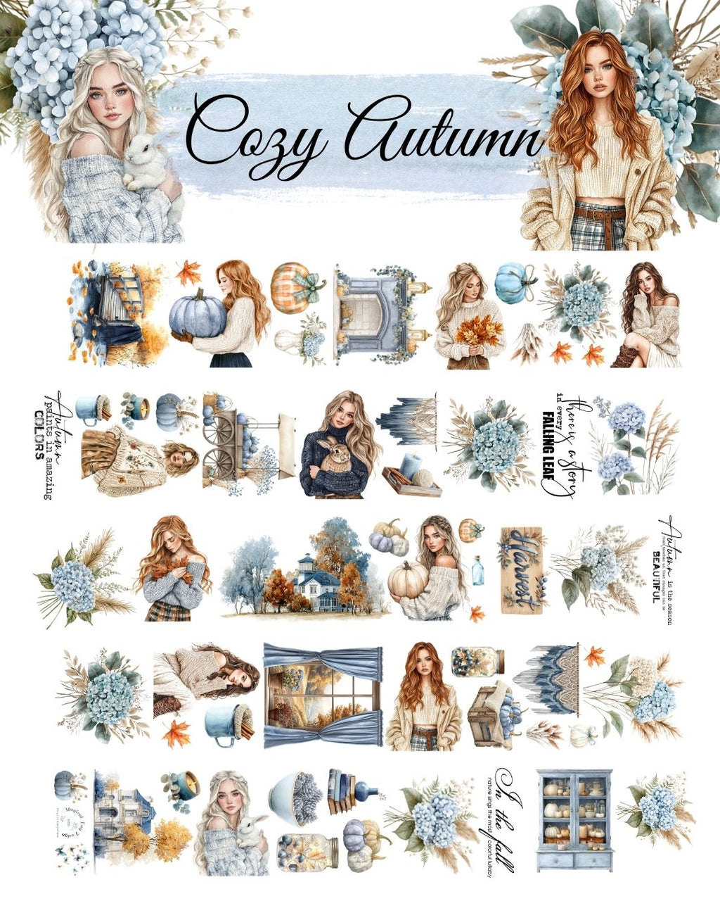 Cozy Autumn PET 3D oil Tape transparent 2m Loop
