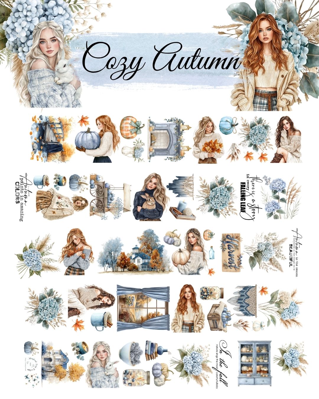 Cozy Autumn PET 3D oil Tape transparent 2m Loop