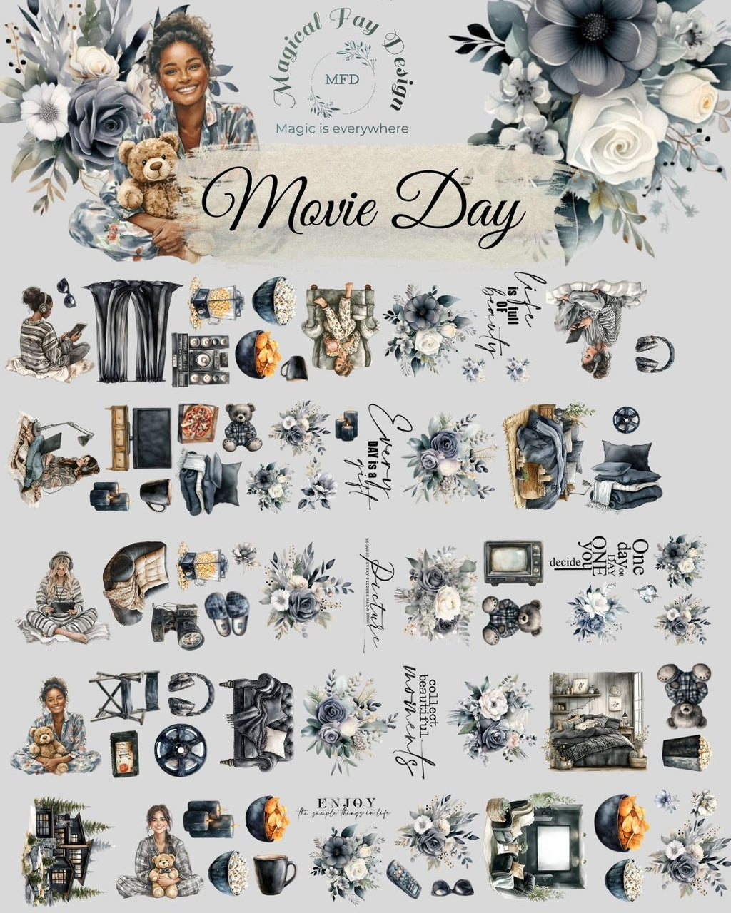 Movie Day PET Tape Matt 2m Loop
