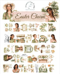 Easter Charm PET 3D oil Tape transparent 2m Loop