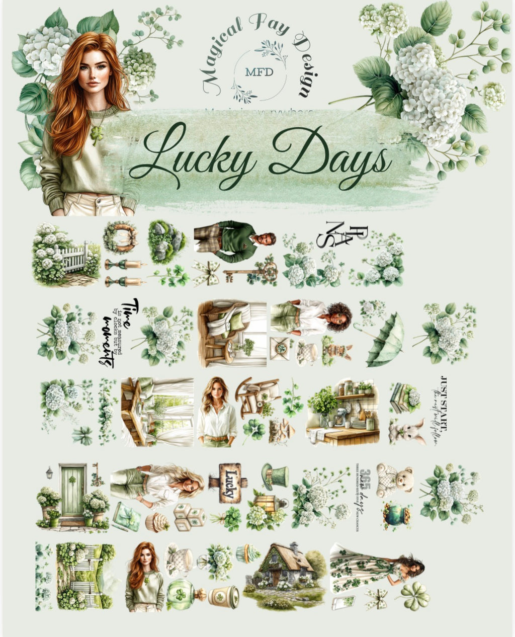 Lucky Days PET 3D oil Tape transparent 2m Loop