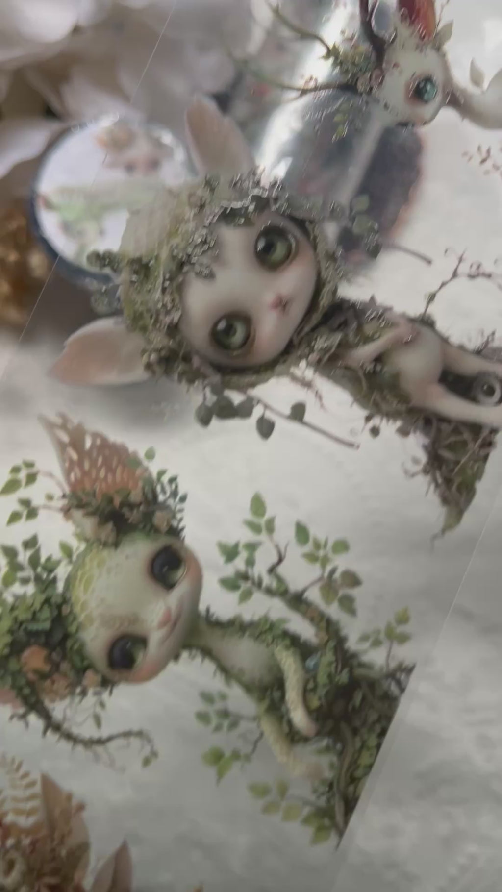 Magical Forest Creatures PET 3D oil Tape transparent 2m Loop